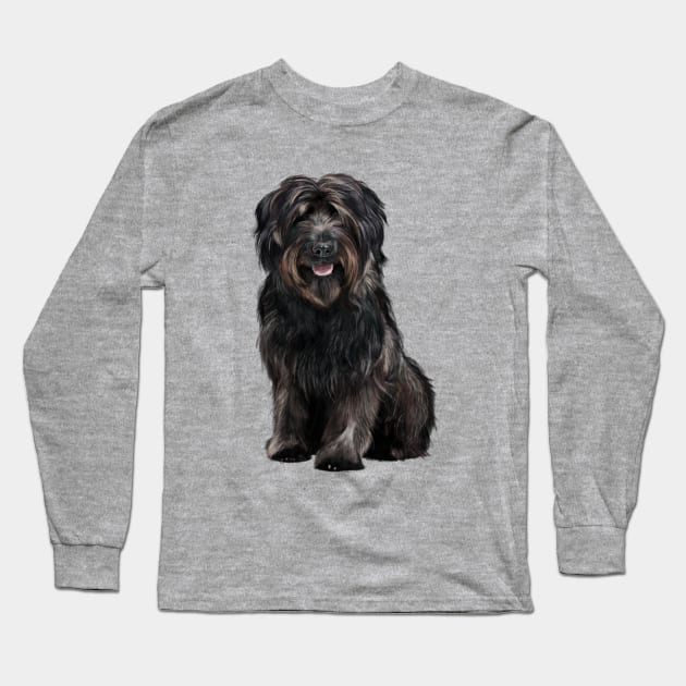 The Catalan Sheepdog Long Sleeve T-Shirt by Elspeth Rose Design